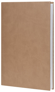 Ежедневник А5 недат. LITE CLASSIC MATTE 136 л. корич. тв. обл. ляссе лин.