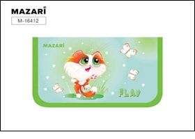 Пенал односекционный PLAY 190*115*30 мм, ламинированный картон, ОПП-пакет