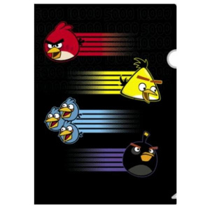 Папка-уголок (Хатбер) /ANGRY BIRDS/ пластик. AG4_10504