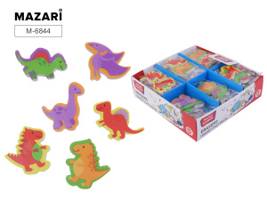 Набор ластиков ZAWR +, термопластичная резина, фигурные, 2 шт, 3 дизайна, ОПП- упаковка / картонный 