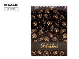 Скетчбук (блокнот) А4, плотность 160 г/м2, 40 листов, на гребне