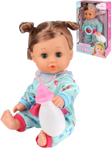 Кукла /Маленькая Маша/ (пьет,писает,звук,с аксесс.,закрывает глаза, 3*AG13 не в копмл.) Арт. 2072460