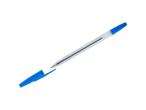 Ручка шариковая /111 Офис/, синяя, 0,7-1мм, тонированный корпус ОФ999