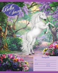 Тетрадь 12л. лин. /BellaSara/ Чудо-сад, глянц.лак1