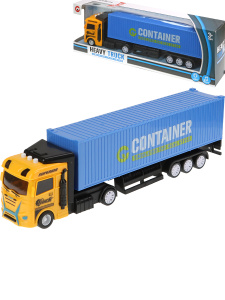 Машинка инерционная /Фура-Тяжеловоз/ (свет,звук,бат.,35х6,5х12см,в коробке) ( Арт. 2042359)