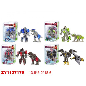 Робот в ассорт. в пласт. в кор.2*60шт