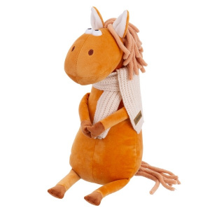 Игрушка мягконабивная ТМ /Relana/ Конь рыжий в шарфике Энцо, 25 см, в/п 25*15*11 см