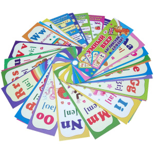 Умный веер. Английский алфавит с занимательными заданиями. (Размер 60*170, картон мелованный, пл. 25