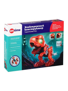 Электронный  конструктор динозавр /Тираннозавр Рекс/, 31 деталь