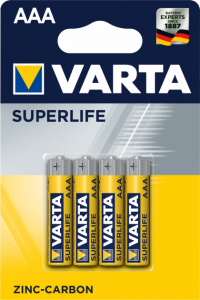 Батарейка VARTA SUPERLIFE AAA бл.4