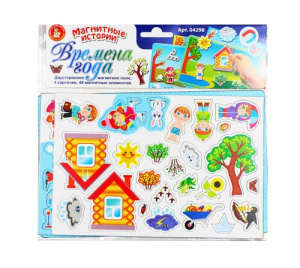 Игра магнитная /Времена года/ Серия Магнитные истории (европодвес)