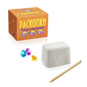 Мини набор для проведения раскопок Найди сокровища   Оранжевый