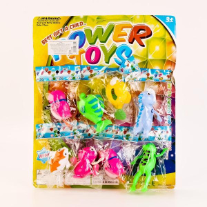 ИГРУШКА ЗАВОДНАЯ МОРСКОЕ ЖИВОТНОЕ, В АССОРТ. В ПАК. НА КАРТ. 35*28*4СМ УП-8ШТ в кор.2*60уп