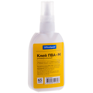 Клей ПВА OfficeSpace 65г., с дозатором OS-65