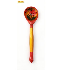 Деревянная ложка чайная /Народные узоры/ Т-6167-6402з