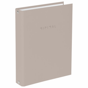 Тетрадь на кольцах А5 175х215 мм, 120 л., твердый картон, матовая ламинация, клетка, BRAUBERG /Minim