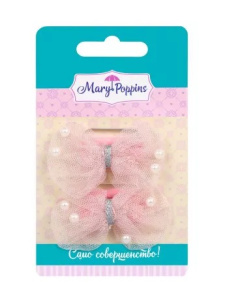 Набор резинок, бантики /Паутинка/ 2 шт., 5 см.