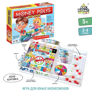 Настольная экономическая игра /Money Polys для детей/   4505536