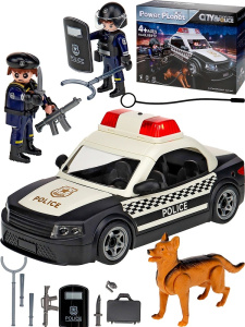 Полицейский автомобиль, в наборе (свет, звук, бат 3 LR44 в к-те) (арт. Y26934011)