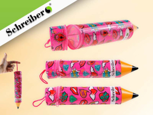 Пенал-/карандаш/ пластиковый МОЛОДЁЖНЫЙ, 5х26 см (10130200/270317/0002069/3, Китайская Народная Респ