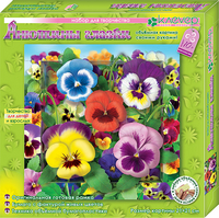 Набор для изготовления картины /Анютины глазки/