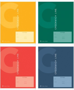Тетрадь 12л., клетка Greenwich Line /Color theory/, 80г/м2 N5c12-29780