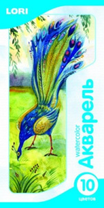 Ак-003/01 Акварель, 10 цветов, с/к