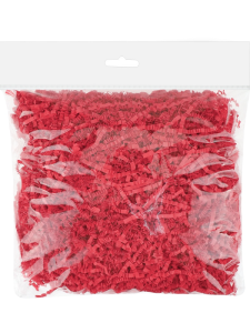 Бумажный наполнитель Интенсив красный, 100г, ширина 2 мм НБ-2110