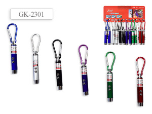 Брелок светодиодный /ЛАЗЕРНЫЙ ФОНАРИК/,   в ассортименте (10702070/310819/0175424/3, Китайская Народ