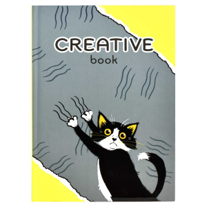 Записная книжка арт. 61521 ШКОДНИК  / А5, 140x200 мм, 96 л., твёрдый переплёт 7БЦ, полноцветная печа