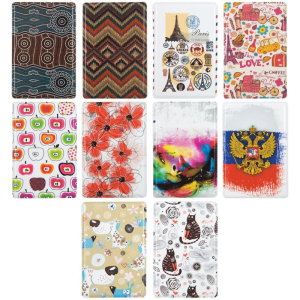 Обложка-карман для карт и пропусков OfficeSpace, 95*65мм, ПВХ, фотопечать, ассорти 255451