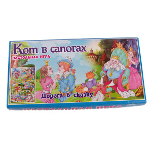 Игра настольная /КОТ В САПОГАХ/ (в коробке)