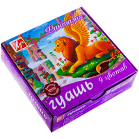 Гуашь ФАНТАЗИЯ,  9 цв., 15 мл