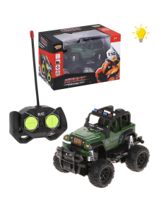 Внедорожник радиоуправляемый, 4 канала, свет, элементы питания АА*5шт. не входят в комплект