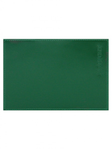 Обложка для паспорта из натуральной кожи зеленая ШИК,тисн.конгрев PASSPORT ОП-0831