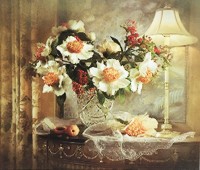 Вышивка бисером. Под вечерней лампой - набор для вышивания бисером (548)