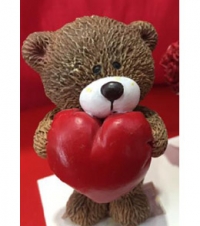 Статуэтки  /Медвежонок с сердцем/  (1 дизайн микс, картонная коробка) Т-3947