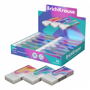Ластик ErichKrause Blink (в коробке по 36 шт.)