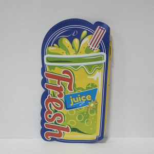 Пенал на молнии ЯРКИЙ ФРЕШ (ПН-7742) печать, искусст. кожа, 10х21см