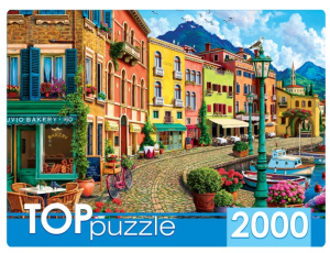 TOPpuzzle. ПАЗЛЫ 2000 элементов. ХТП2000-1595 Прогулка по солнечной набережной