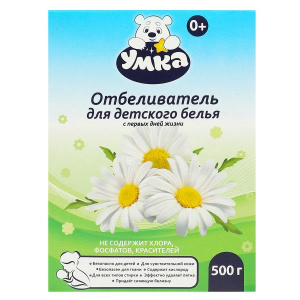 Умка. отбеливатель порошок для детского белья, 500 г Заботливая мама