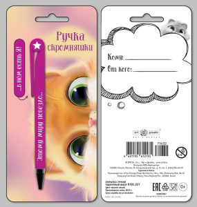 Подарочный набор: открытка и ручка 0701.227