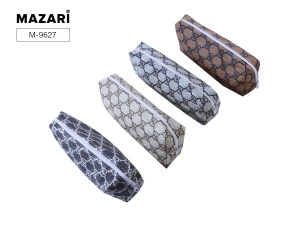 Пенал-косметичка SWIRL, 19х7х4 см, на молнии, ПВХ, ассорти 4 дизайна, ОПП-упаковка