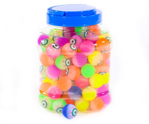 Мяч-прыгун /ГЛАЗ/ (резина, 140 шт. в банке) (арт. T014) кратно 140