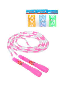 Скакалка детская /бусики/ 2.6 м., 76 г., в ассорт.