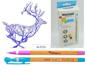 Ручка шариковая SILVANO, СИНЯЯ, серия Smart Ink, чернила на масляной основе (Индия), игольчатый пиш.