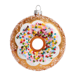 Пончик карамельный (стекло) 9х3,5х8,5 см