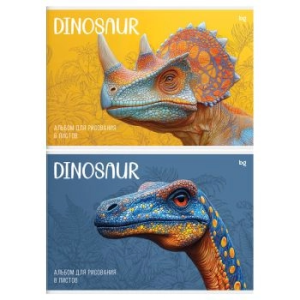 Альбом для рисования 08л., А4, на скрепке BG /Dinosaur/, эконом АР4ск8 06383