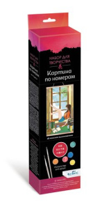 Картина для раскрашивания по номерам. ПАННО. Аниме. В поисках вдохновения. 30x50 см. Арт.07833