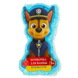 Бомбочка для ванн в форме героя супер щенки, бубль-гум, 120 г Умка в кор.28шт